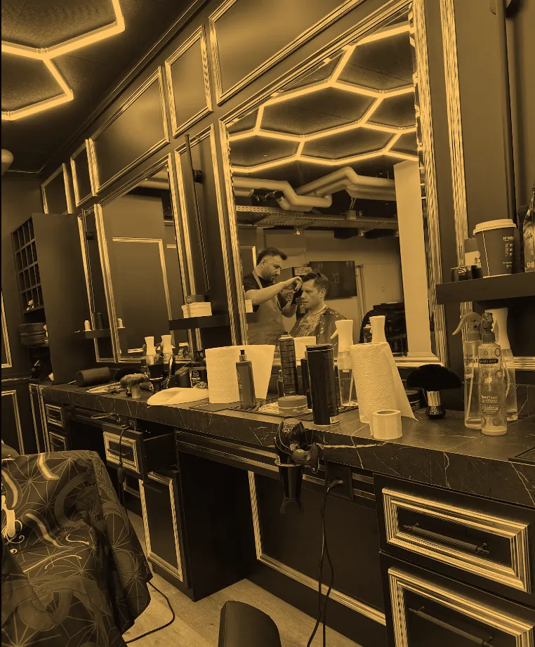Karizma Barbershop Innenraum in Luzern